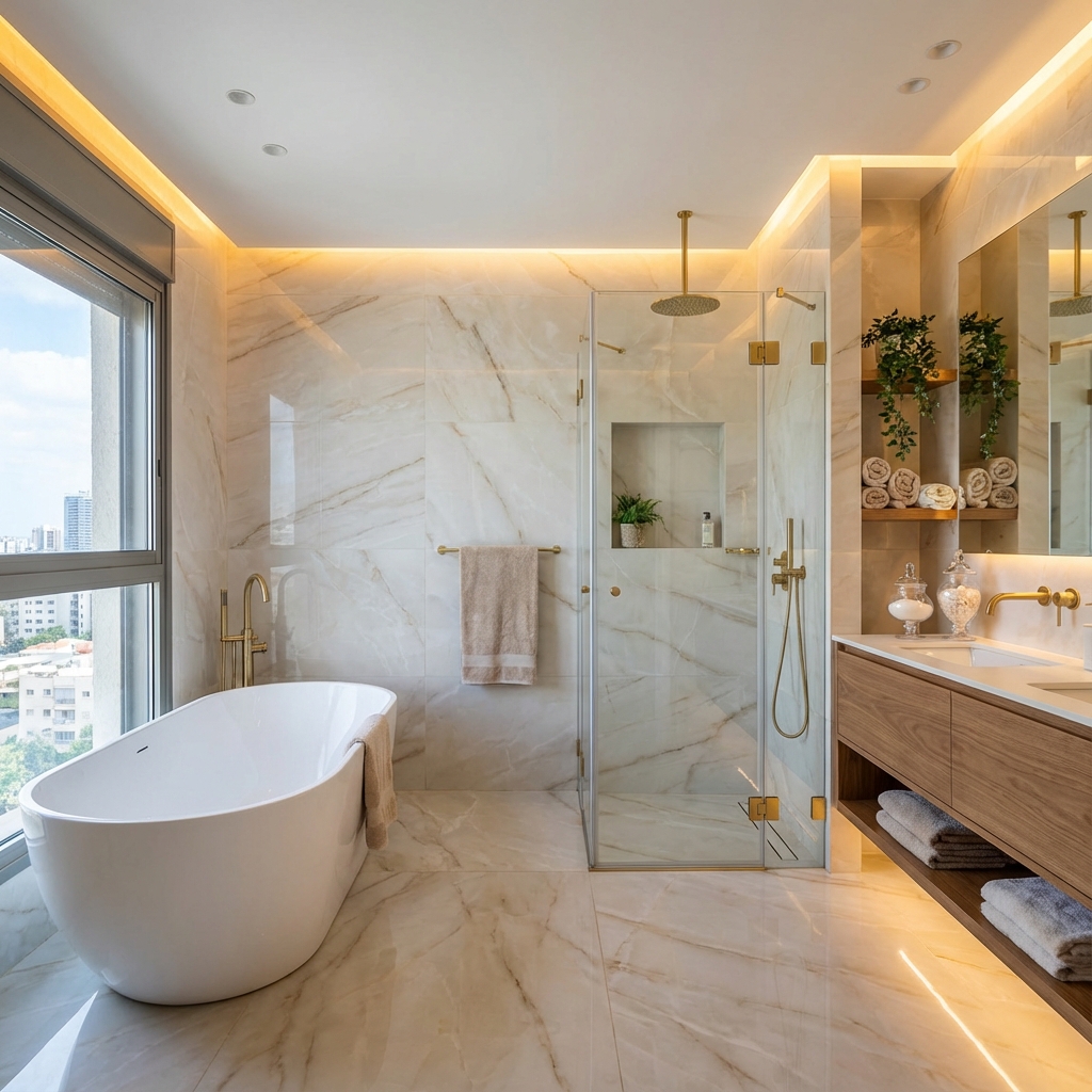 שיפוץ אמבטיה יוקרתית