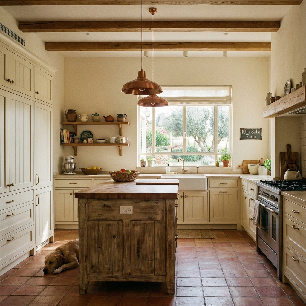 מטבח בסגנון כפרי